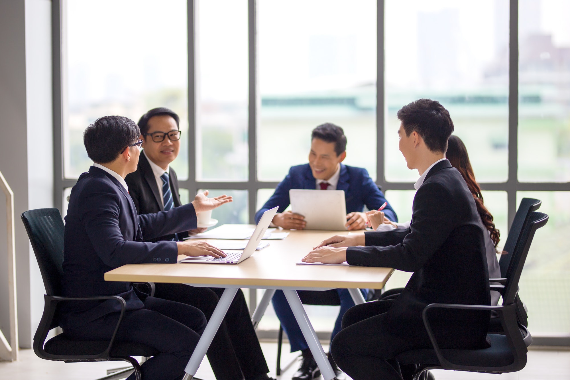 Business people meeting in office